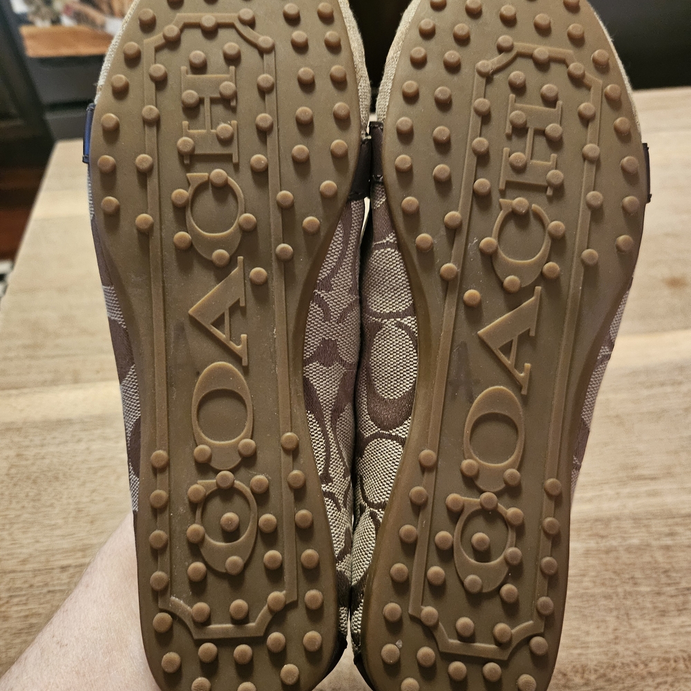 Signature COACH Flores Loafers Sz 6.5 - Picture 5 of 5